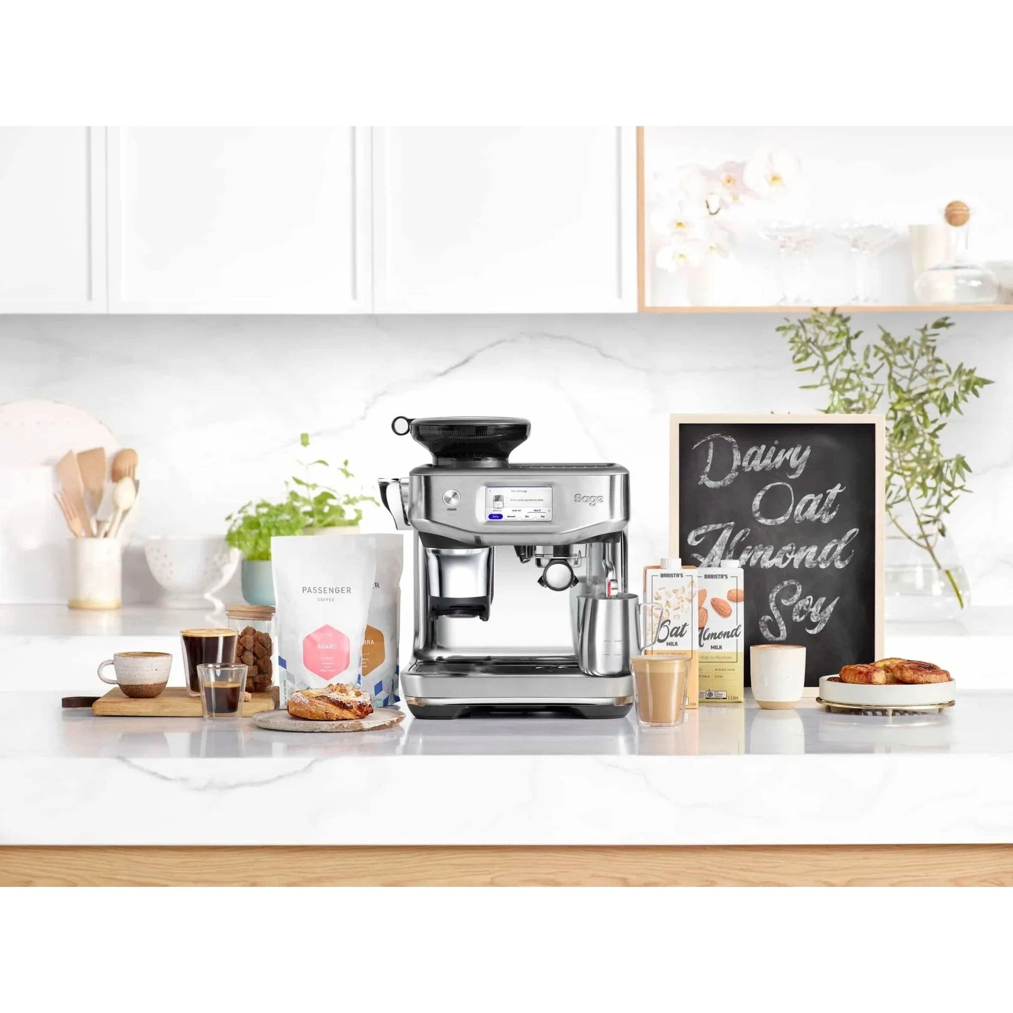 Sage Barista Touch Impress Automatic Coffee Machine Stainless Steel | SES881BSS4GUK1