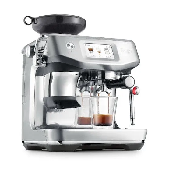 Sage The Barista Touch Impress 2L Bean To Cup Coffee Machine - Black Truffle | SES881BTR4GUK1