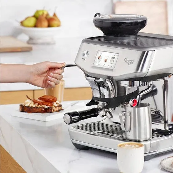 Sage The Barista Touch Impress 2L Bean To Cup Coffee Machine - Black Truffle | SES881BTR4GUK1