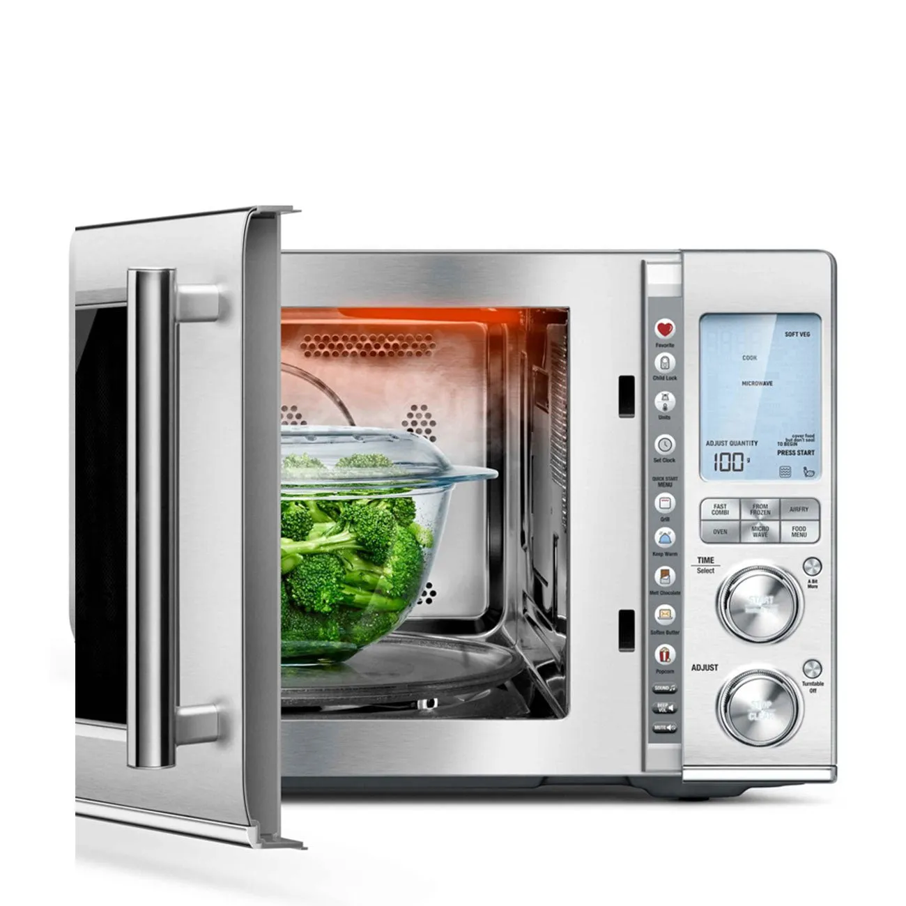 Sage the Combi Wave 3 in 1 Black Stainless Steel | SMO870BST4GUK1