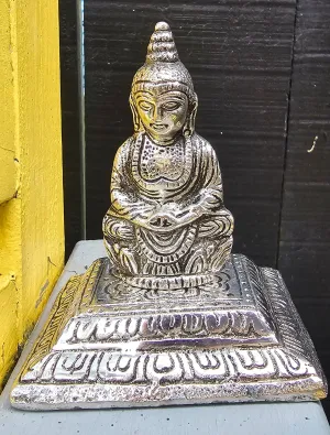 Sale🔥SILVER BUDDHA FIGURINE