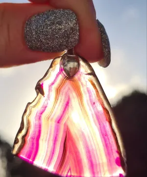 Sale💥STUNNING PURPLE AGATE PENDANTS-put together by me