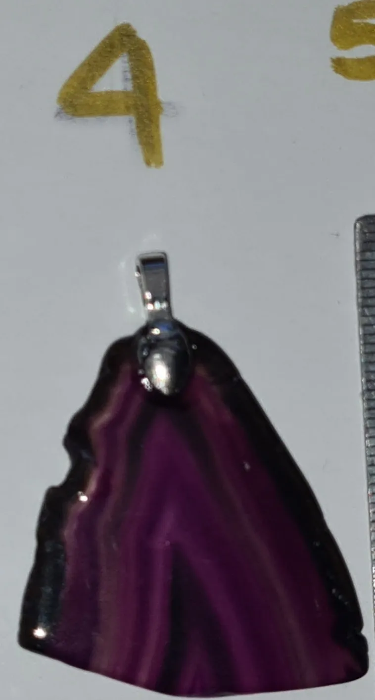 Sale💥STUNNING PURPLE AGATE PENDANTS-put together by me