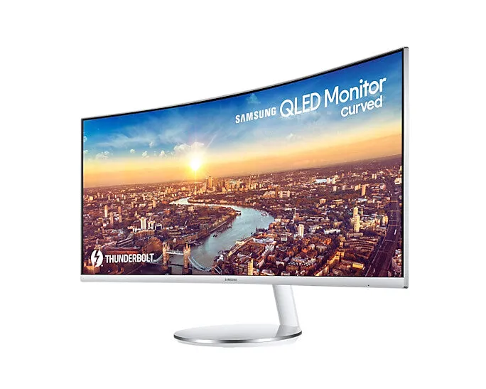 Samsung LC34J791WTPXXU 34" 4K Ultra HD Curved Monitor - 100Hz, 4ms, VA, AMD FreeSync, Height Adjustable, Speakers, Grey