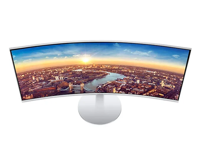 Samsung LC34J791WTPXXU 34" 4K Ultra HD Curved Monitor - 100Hz, 4ms, VA, AMD FreeSync, Height Adjustable, Speakers, Grey