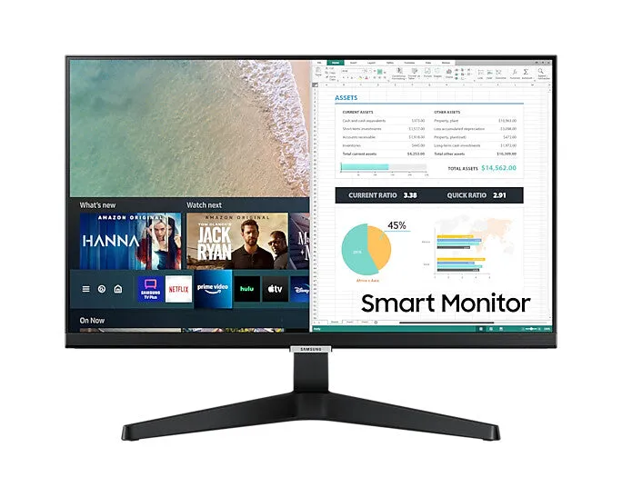 Samsung LS24AM506NU 24" Full HD Monitor - 60Hz, 14ms, IPS, Speakers, Black