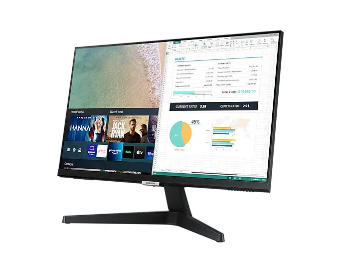 Samsung LS24AM506NU 24" Full HD Monitor - 60Hz, 14ms, IPS, Speakers, Black