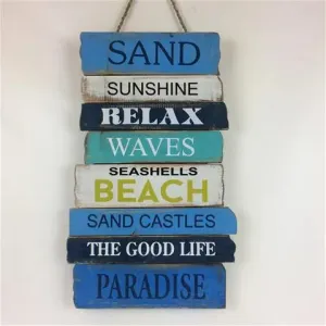 SAND SUNSHINE RELAX WALL ART