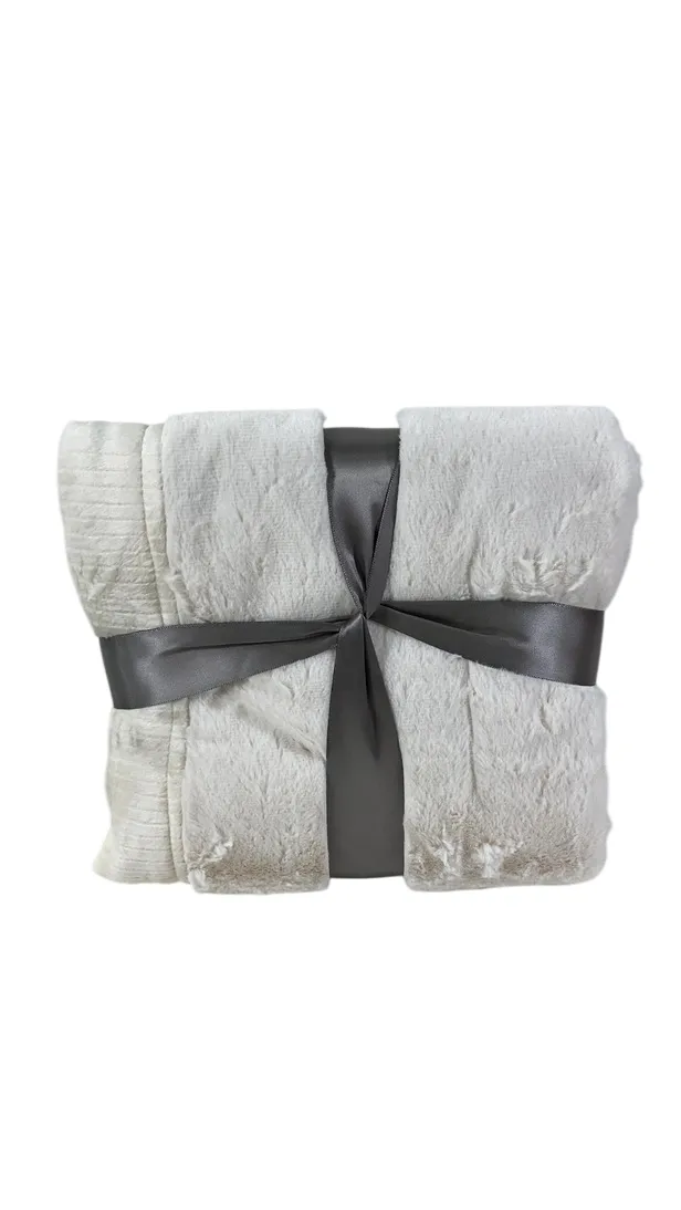Saranoni Extra Large Lush Blanket, Natural