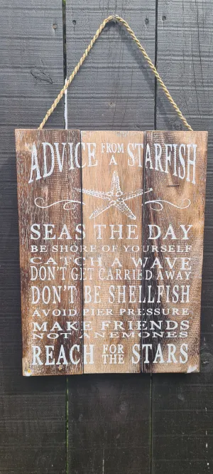 Save $7🔥ADVICE FROM A STARFISH WALL ART