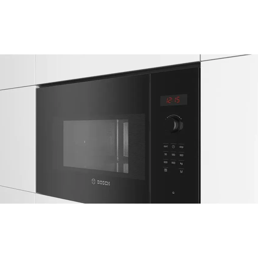Serie | 4 BOSCH built-in microwave 59 x 38 cm Black | BFL553MB0B
