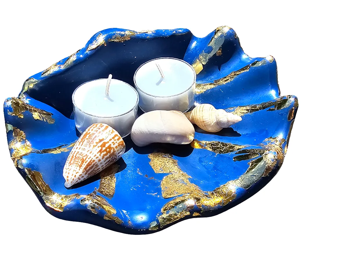 SHELL CANDLE HOLDER