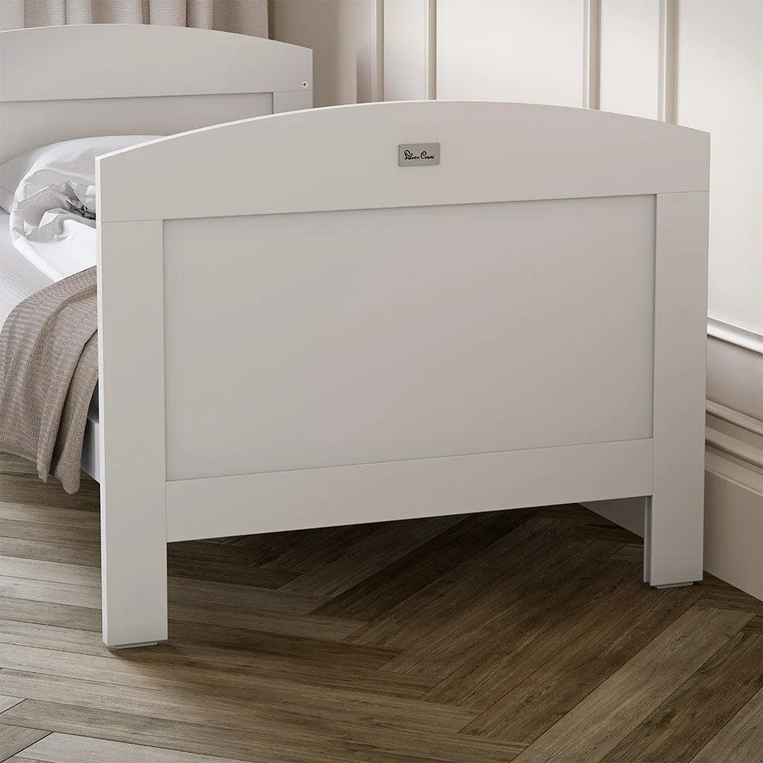 Silver Cross Valencia Cot Bed - Ash White