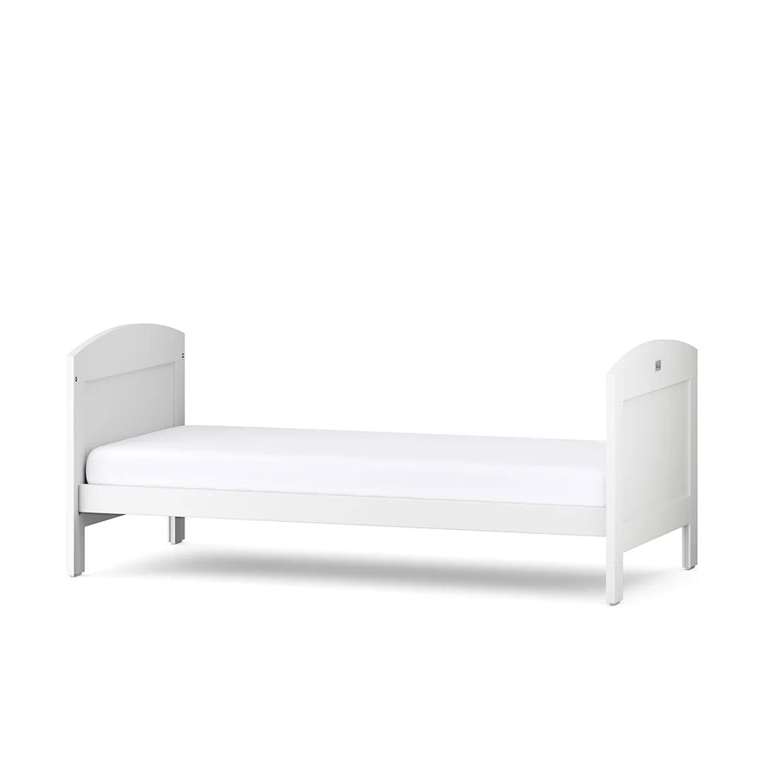 Silver Cross Valencia Cot Bed - Ash White