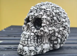 SKULLS ON SKULLS FIGURINE