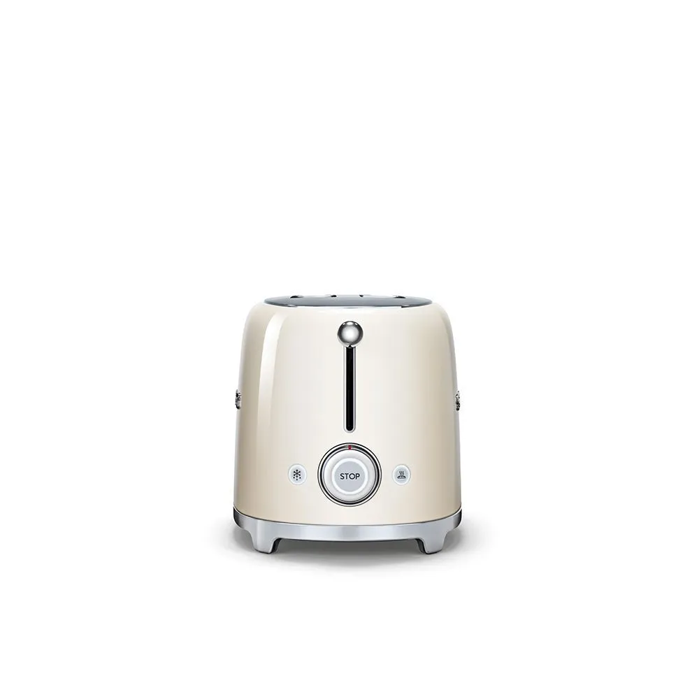 Smeg 50's Retro Style 2 Slice Toaster | Cream