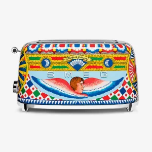 Smeg | 50s Style Long 4-Slice Toaster - Dolce & Gabbana