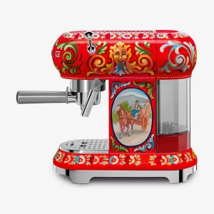 Smeg | Dolce & Gabbana 50's Style Espresso Coffee Machine