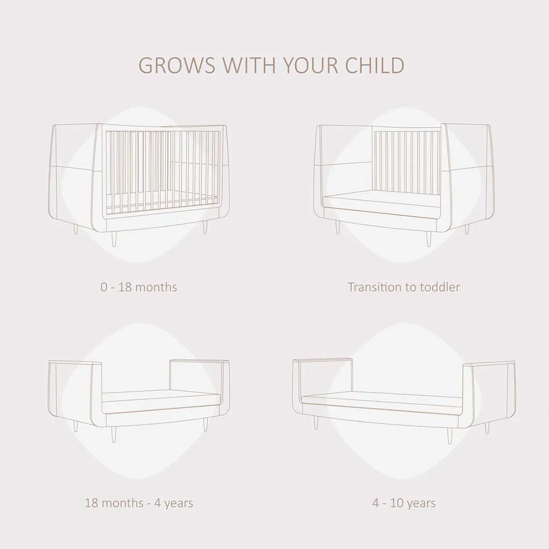 SnuzKot Cot Bed - The Natural Edit - Ebony