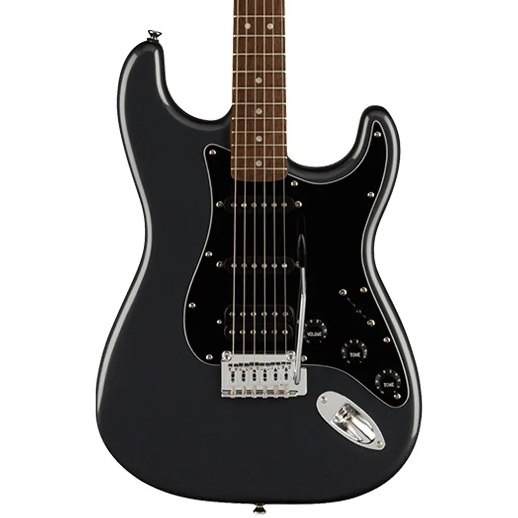 Squier Affinity Series Stratocaster HSS Pack in Charcoal Frost Metallic