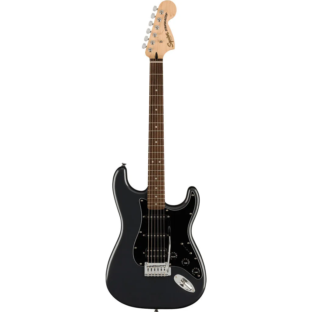 Squier Affinity Series Stratocaster HSS Pack in Charcoal Frost Metallic