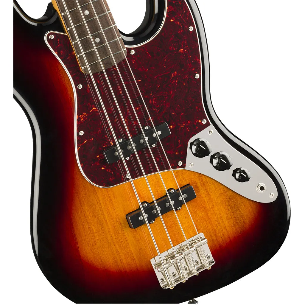 Squier Classic Vibe 60's Jazz Bass - 3 Tone Sunburst - Laurel