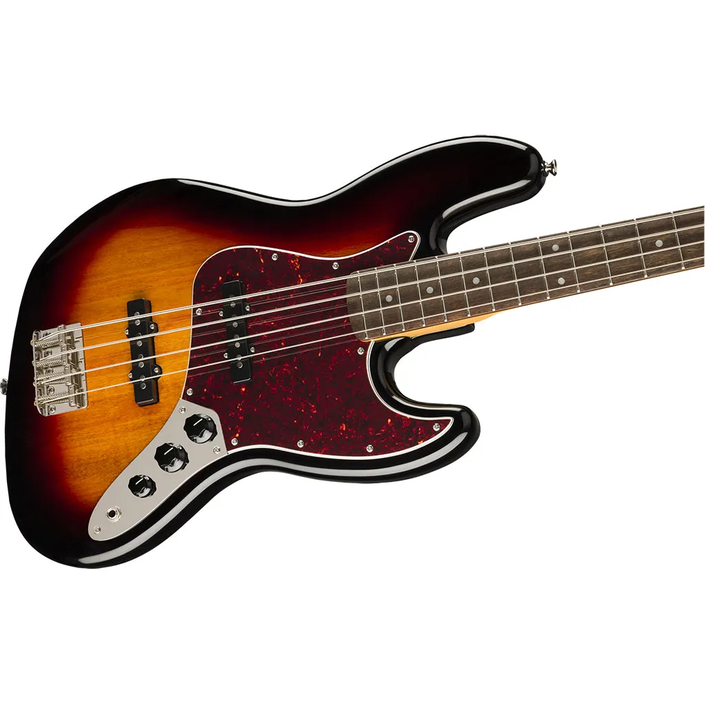 Squier Classic Vibe 60's Jazz Bass - 3 Tone Sunburst - Laurel