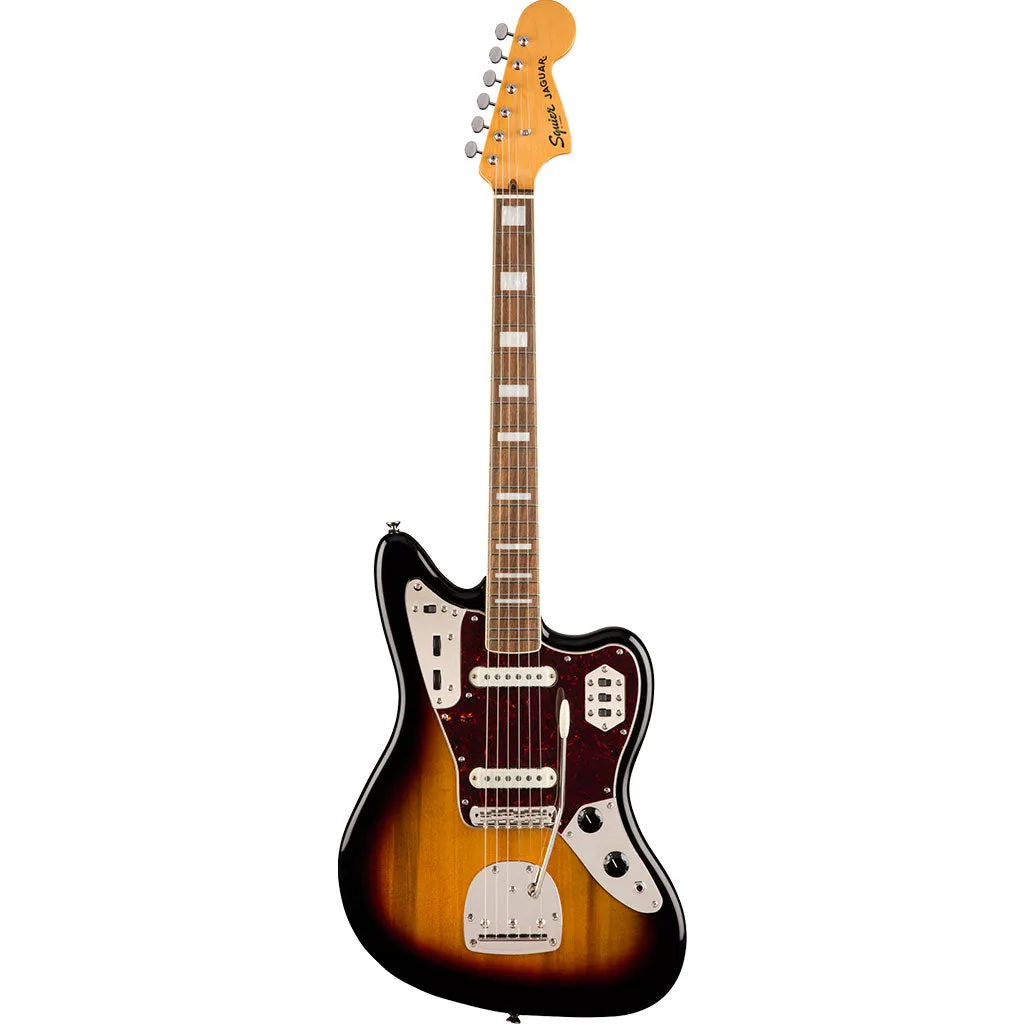 Squier Classic Vibe '70s Jaguar - 3-Colour Sunburst - Laurel