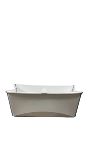Stokke Flexi Bath Foldable Baby Bathtub, Regular, White