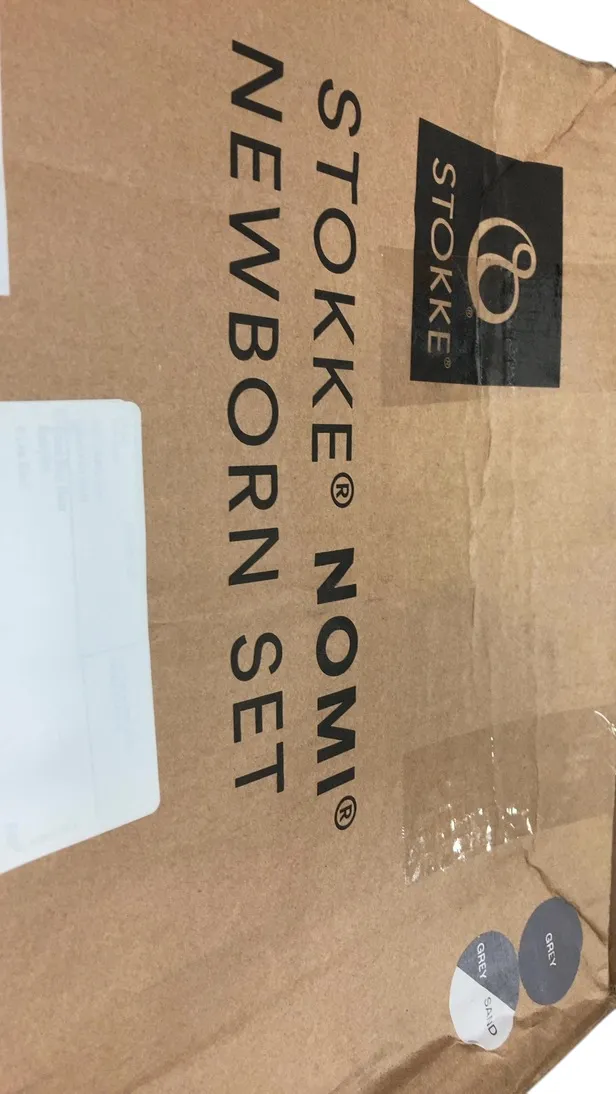 Stokke Nomi Newborn Set, Grey Sand Grey