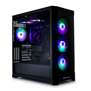 Stormforce Crystal Intel Core i7 i7-12700F 16 GB DDR4-SDRAM 1 TB SSD NVIDIA GeForce RTX 4060 Ti Windows 11 Home Midi Tower PC Black