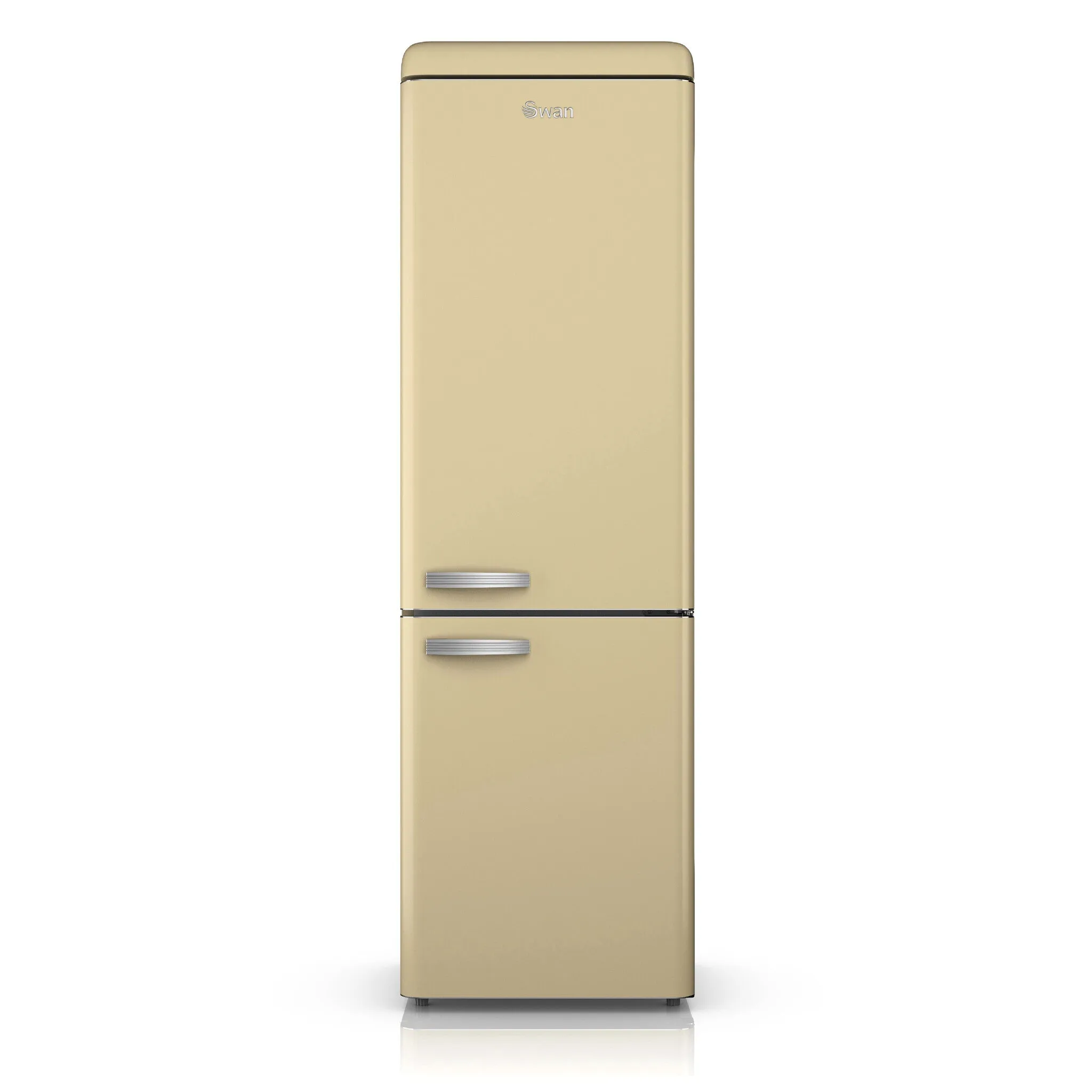 Swan SR11020CNE fridge-freezer Freestanding 211 L E Cream