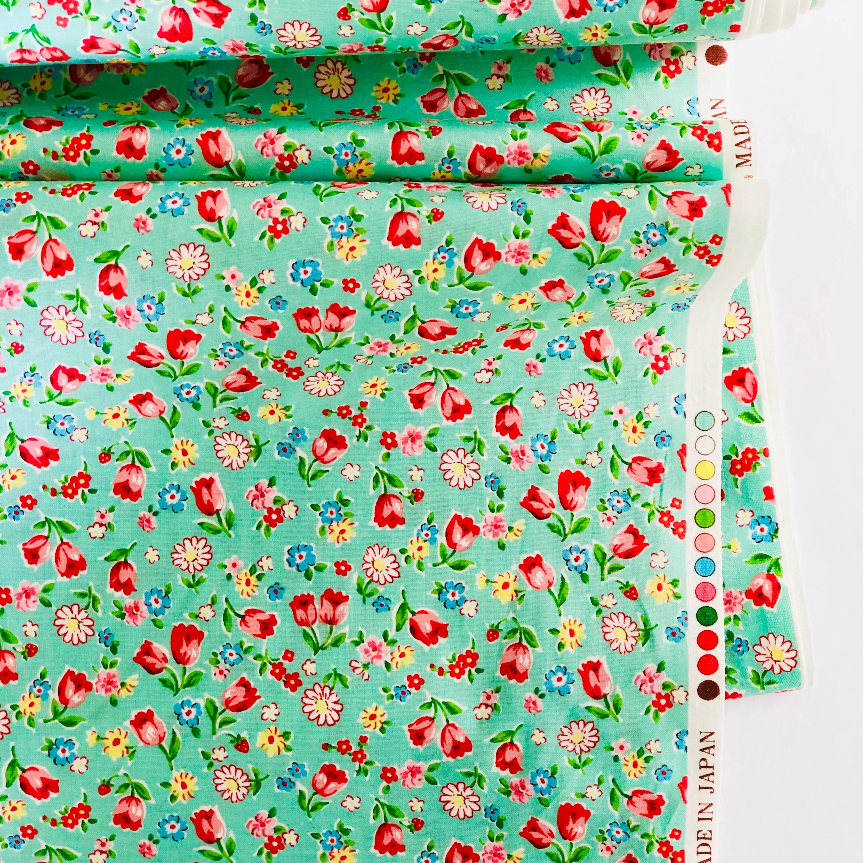 Sweet Tulip - Green - Atsuko Matsuyama - 30's Collection - Yuwa