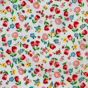 Sweet Tulip - White- Atsuko Matsuyama - 30's Collection - Yuwa