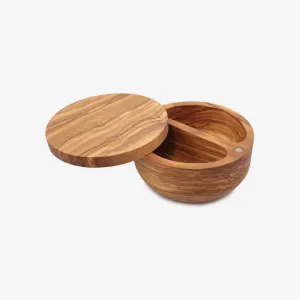 Swissmar | Palermo Salt Keeper Dual Bin with Magnetic Swivel Lid