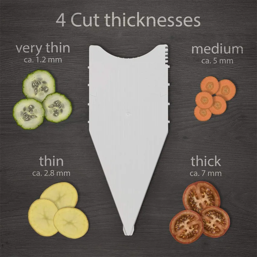 Swissmar | Vpower White Mandoline Slicer