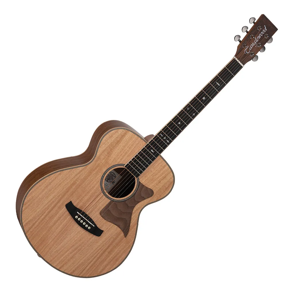 Tanglewood TRU3-HR Reunion Pro Solid Australian Red Cedar Top Folk with Hawaiian Rain Wood Back and Sides