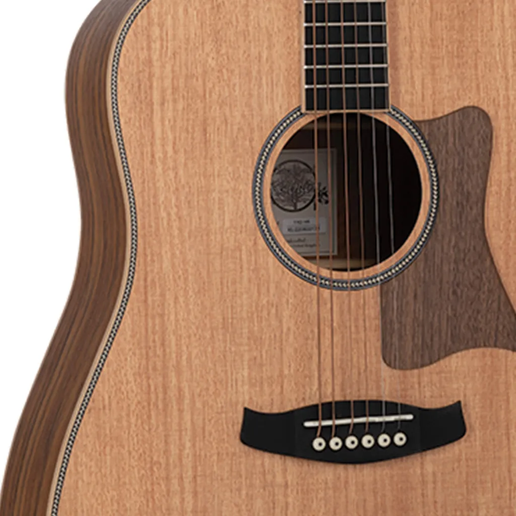Tanglewood TRU5-HR Reunion Pro Solid Australian Red Cedar Top Dreadnought with Hawaiian Rain Wood Back and Sides