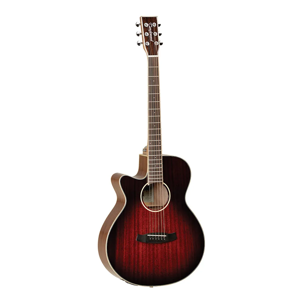 Tanglewood Winterleaf Superfolk C/E Left Handed - Antique Vintage Burst Gloss