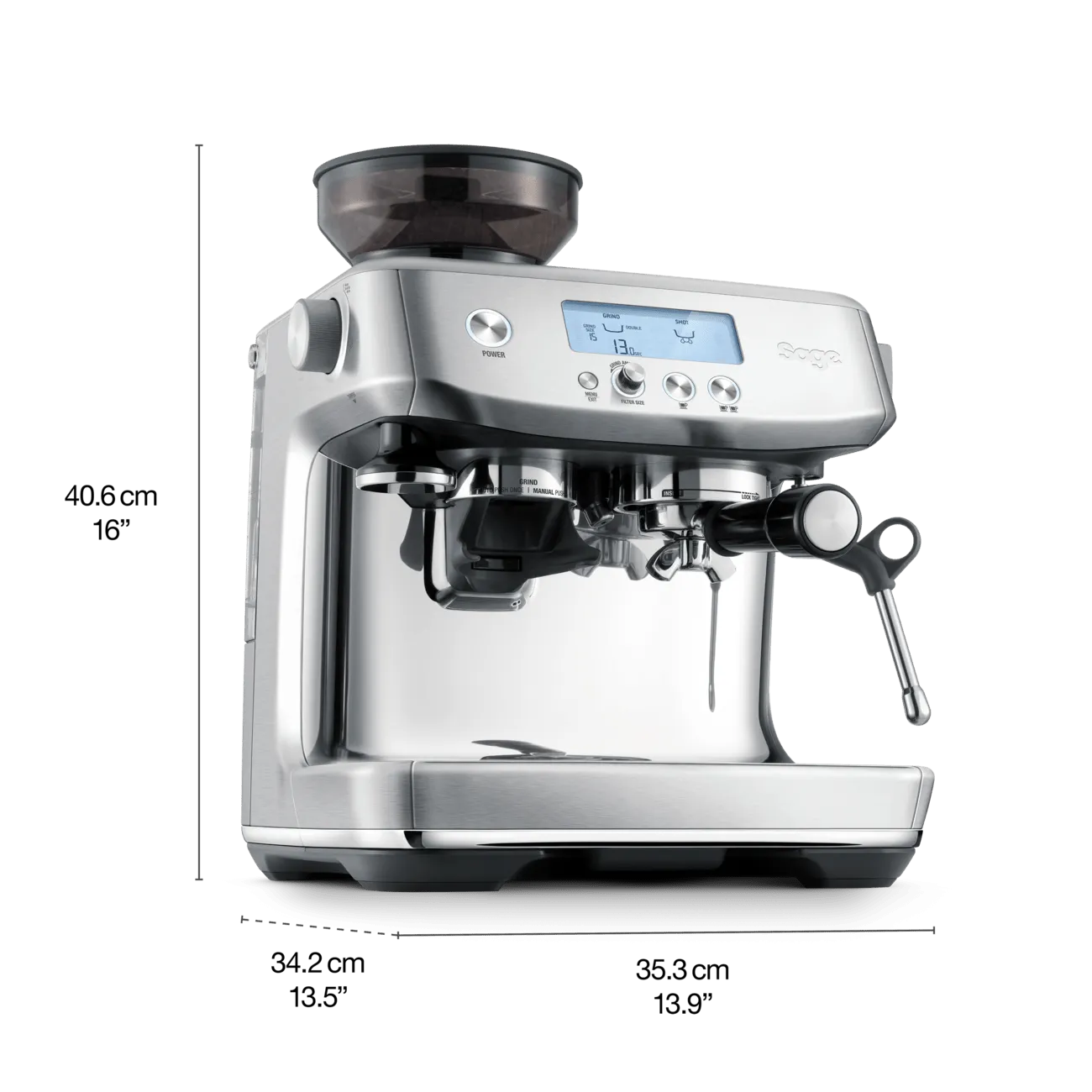 The Barista Pro by Sage Black Truffle | SES878BST4GUK1