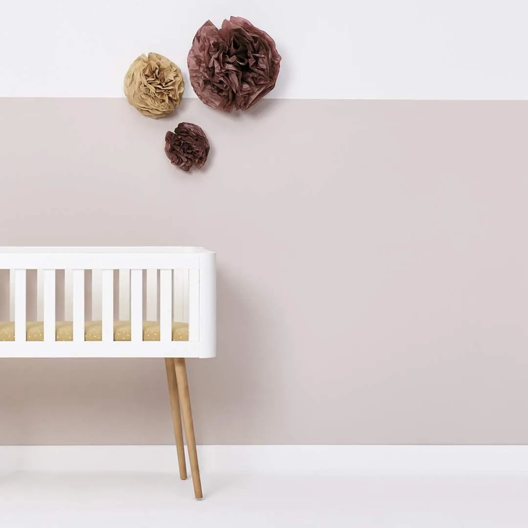 The Little Green Sheep Organic Crib Fitted Sheet - Honey Rice