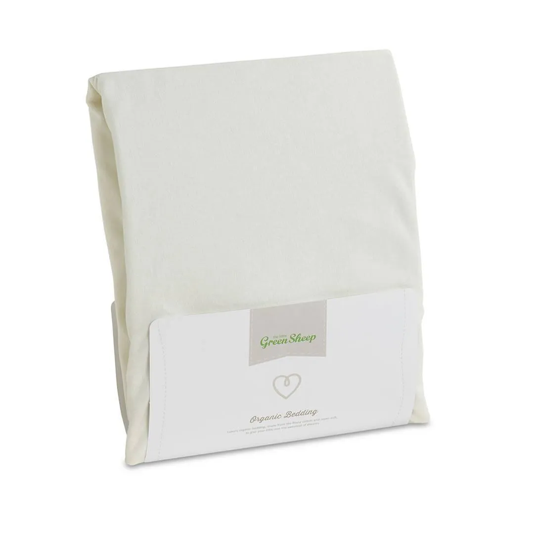 The Little Green Sheep - Organic Jersey Fitted Sheet - Single 90x190cm