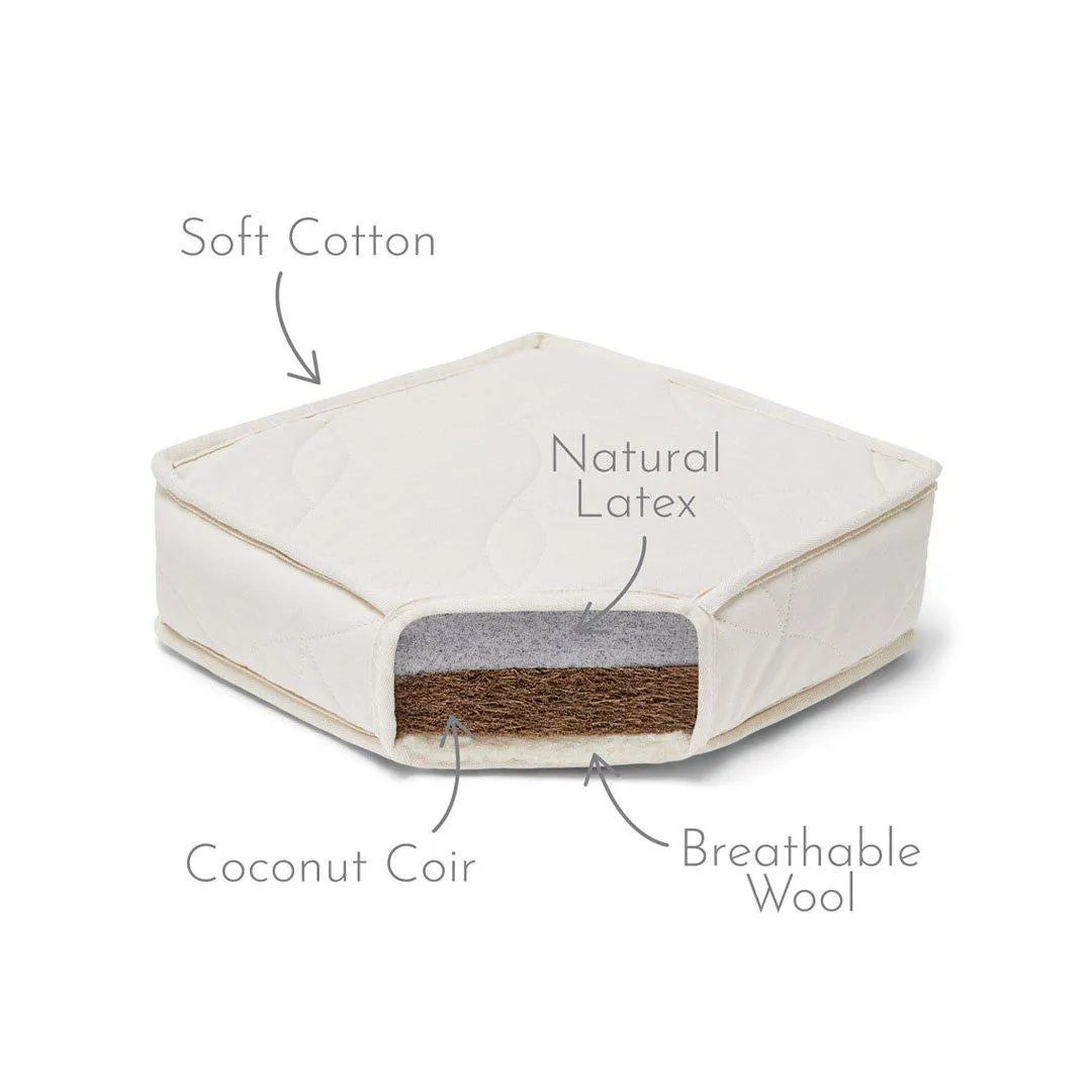The Little Green Sheep Twist Natural Cot Mattress 60x120cm