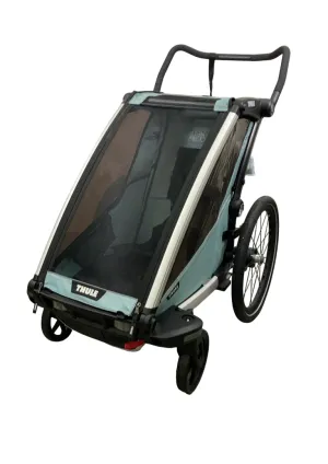 Thule Chariot Cross Bike Trailer Stroller 1 Seat, 2021, Alaska Blue