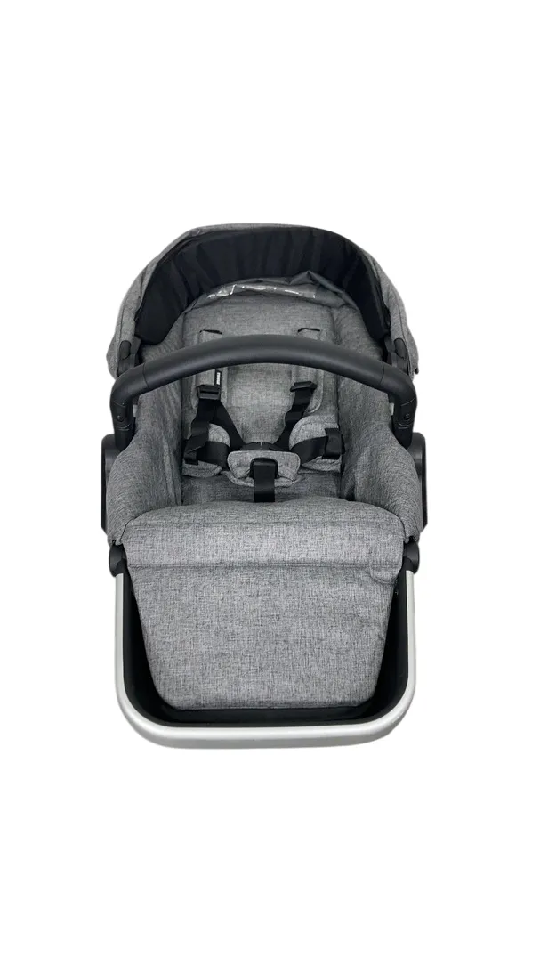 Thule Sleek Sibling Seat, Aluminum, Grey Melange, 2024
