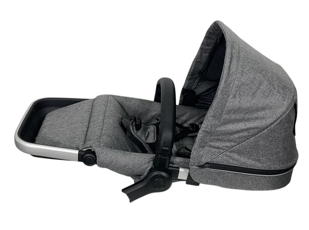 Thule Sleek Sibling Seat, Aluminum, Grey Melange, 2024