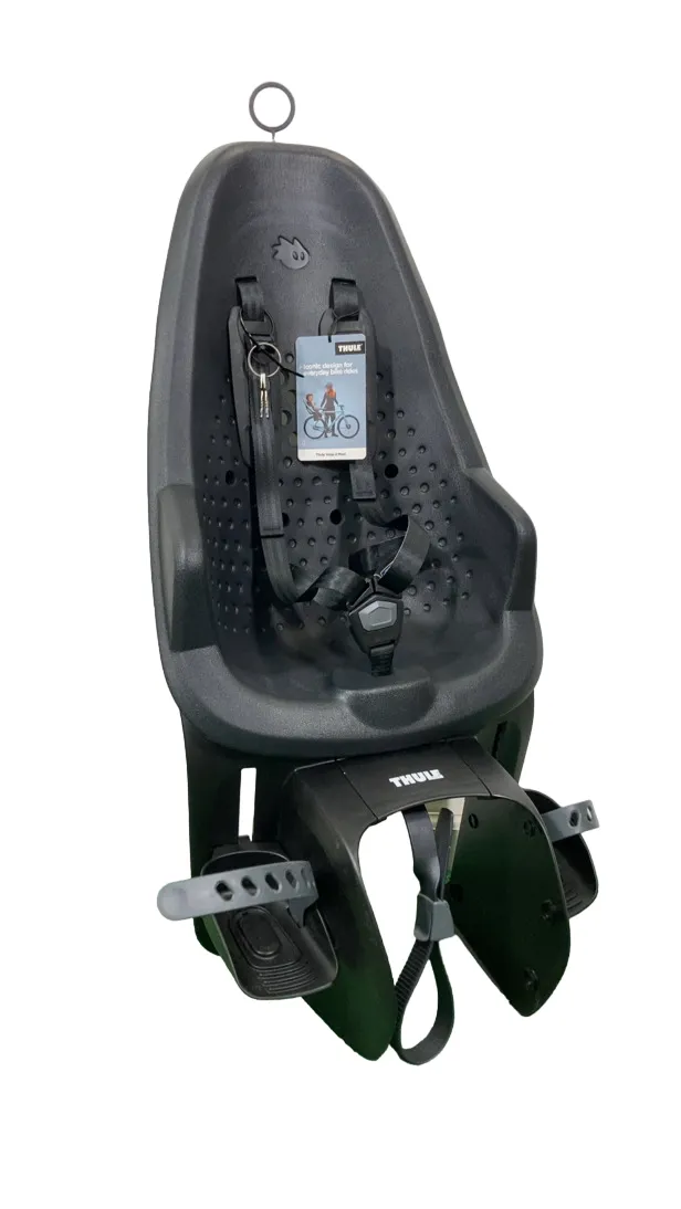 Thule Yepp 2 Maxi Rack Mounted Child Bike Seat, Midnight Black