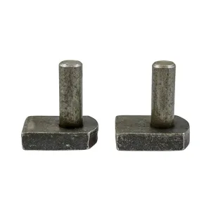 TIMco Gate Hooks to Weld 12mm Plain Bag 2 GHW12S