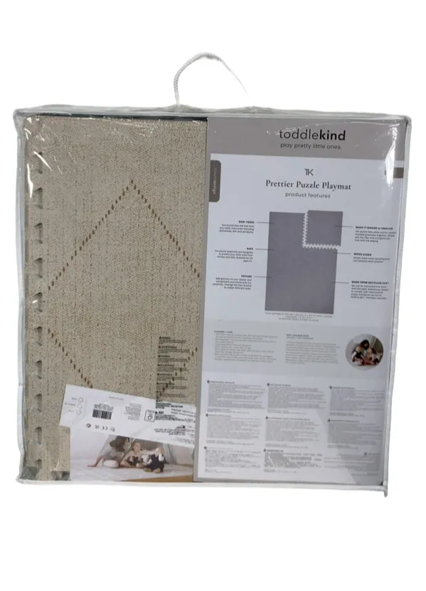 Toddlekind Prettier Puzzle Playmat Standard, Tulum, Bone