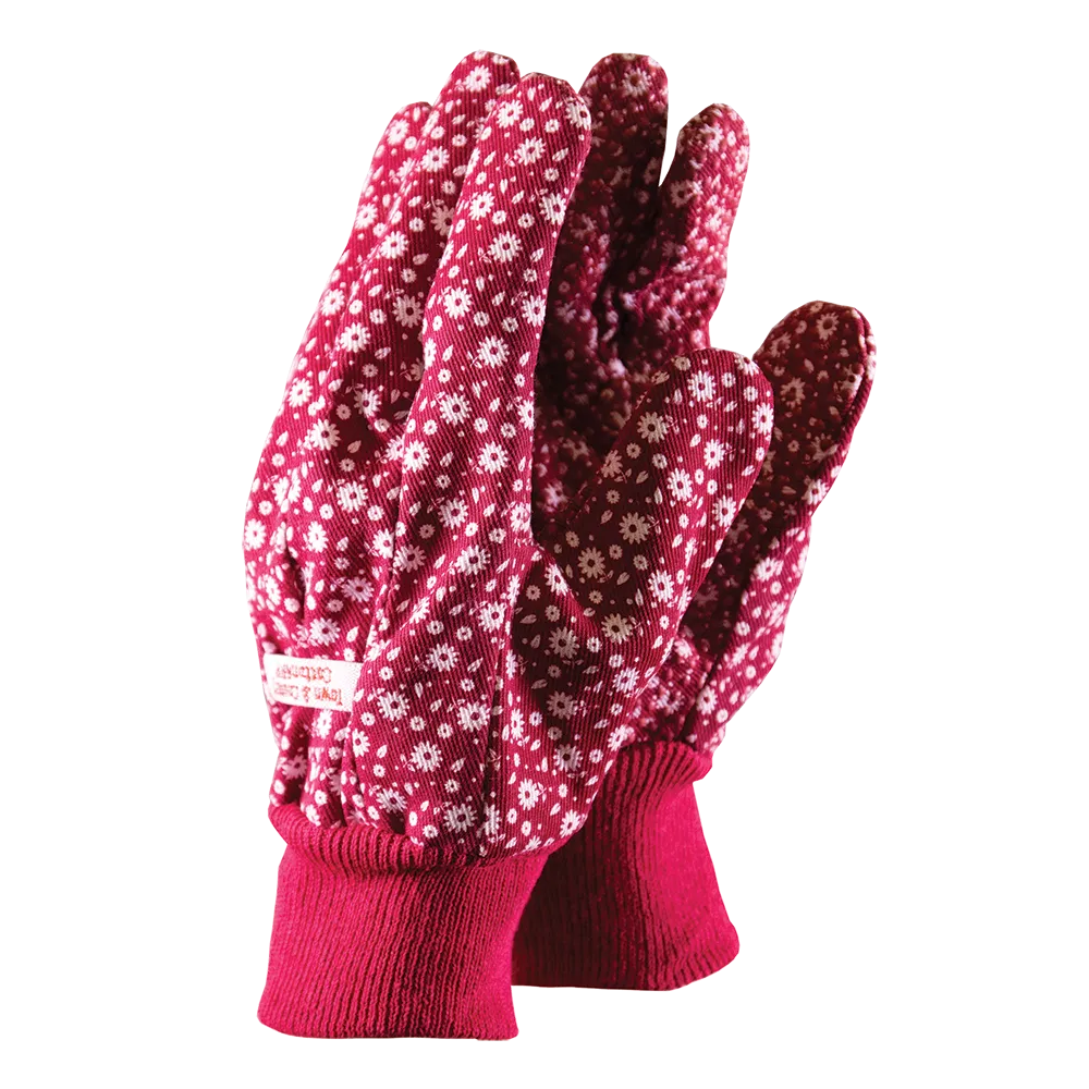 Town & Country Cotton Grip Gardening Gloves
